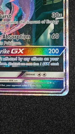 💎✨MEWTWO GX 78/73 SHINING LEGENDS HOLO RARE POKEMON TCG TEST TUBE MEWTWO- LP - Image 4
