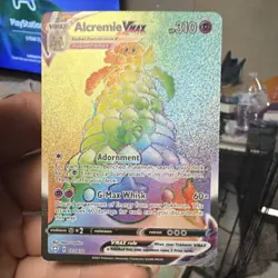 Pokemon Alcremie VMAX 073/072 Shining Fates Secret Rare Holo - Image 1