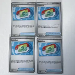 Pokemon TCG Ascended Heroes Poke Pad Trainer 198/217 x 4 - Image 1