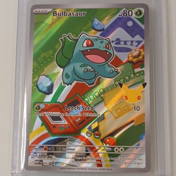 Pokemon TCG Bulbasaur MEP 037 Basic Promo Full Art Holo 80 HP Plant - Image 1
