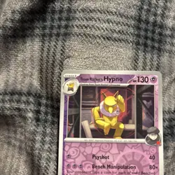 #80 Team Rocket's Hypno RH REVERSE HOLO Pokemon TCG S&V Destined Rivals-Psychic - Image 4