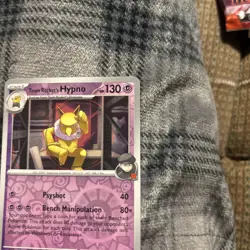 #80 Team Rocket's Hypno RH REVERSE HOLO Pokemon TCG S&V Destined Rivals-Psychic - Image 5