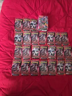 pokemon destined rivals pack lot 24x Loose Packs, One Booster Bundle! - Image 1