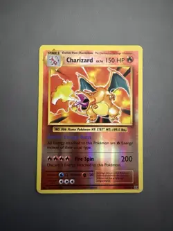 Pokemon TCG Charizard Evolutions 11/108 Reverse Holo Rare MP Condition - Image 1