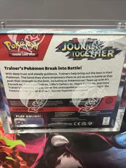 Pokemon Journey Together Booster Box Sealed New with Acrylic Case No Reserve - Image 4