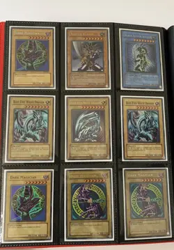 Yugioh Binder Collection Many Rarities Blue Eyes White Dragon Cards - Image 4