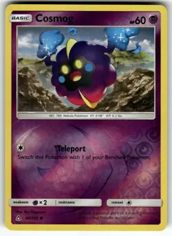 Cosmog 60/156 SM - Ultra Prism LP Pokemon Card TCG - Image 1