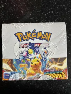 Pokemon Scarlet & Violet: Surging Sparks Booster Box Sealed English 2024 Pikachu - Image 1