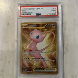 2023 POKEMON MEW EN HYPER RARE #205 MEW EX PSA 9 - Image 1