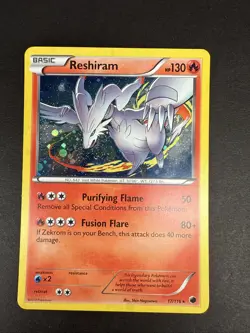 Reshiram Pokemon • Holo Rare • 17 Plasma Freeze - Image 1
