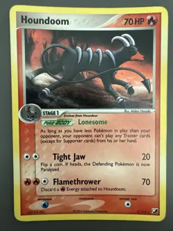 Houndoom 7/115 Unseen Forces Holo Pokemon TCG - MP - Image 1