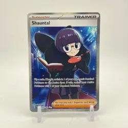 Pokemon TCG Shauntal 243/182 Full Art Trainer Paradox Rift - Image 1
