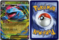 MEGA VENUSAUR EX 003/132 DOUBLE RARE MEGA EVOLUTION POKEMON HOLO LP - Image 3