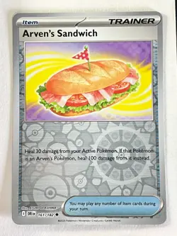 Arven’s Sandwich 161/182 Reverse Holo Destined Rivals Pokemon TCG - Near Mint NM - Image 3