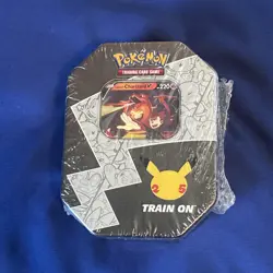 Pokemon TCG 25th Anniversary Celebrations Tin Lance's Charizard V - SEALED 820650809880 - Image 1