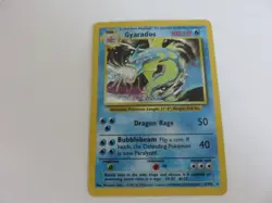 Pokemon Gyarados 6/102, Base Set Holo, LP - Image 1