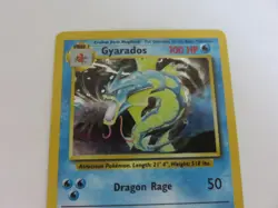Pokemon Gyarados 6/102, Base Set Holo, LP - Image 2
