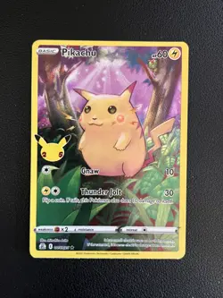 Pokemon TCG - Pikachu Full Art - Celebrations - 005/025 - Image 1