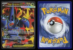 Mega Heracross ex 108/094 Full Art Ultra Rare Phantasmal Flames Pokemon NM - Image 3