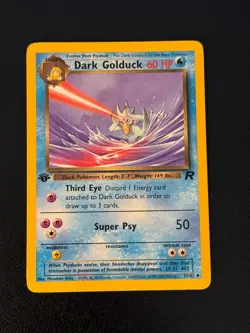 Dark Golduck 37/82 Pokemon Team Rocket 1st Edition - Image 1