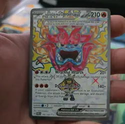 Pokemon TCG Hearthflame Mask Ogerpon EX Twilight Masquerade 192/167 - Image 1