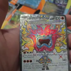 Pokemon TCG Hearthflame Mask Ogerpon EX Twilight Masquerade 192/167 - Image 5