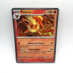 Flareon (Cosmos Holo) 167 Holo Promo Scarlet & Violet Promo Pokemon Holo NM - Image 1