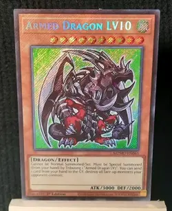 Yu-Gi-Oh! Armed Dragon LV10 Chibi *SECRET RARE* MZMU-EN065 1st Edition NM - Image 1