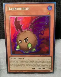 Yu-Gi-Oh! Darkuriboh *COLLECTOR RARE* MZMU-EN050 1st Edition NM *DESCRIPTION* - Image 1