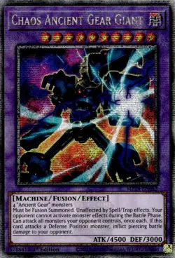 Yugioh! Chaos Ancient Gear Giant - MP24-EN042 - Quarter Century Secret Rare - 1s - Image 1