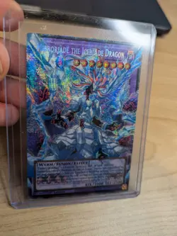 Yugioh | RA05-EN148 | Mirrorjade the Iceblade Dragon Extended Art Starlight Rare - Image 2