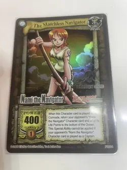 2005 One Piece CCG The Matchless Navigator – Nami PR004 TOURNAMENT WINNER - Image 1
