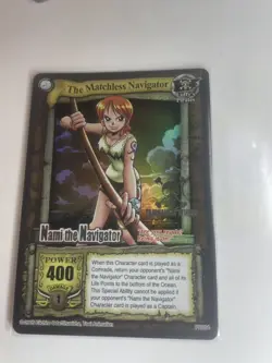 2005 One Piece CCG The Matchless Navigator – Nami PR004 TOURNAMENT WINNER - Image 2
