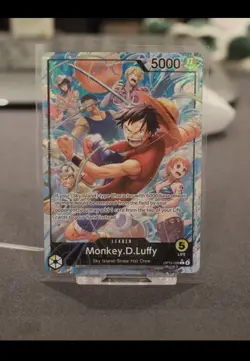 One Piece Monkey.D.Luffy Leader OP15-098 Adventure on KAMI's Island MINT - Image 1