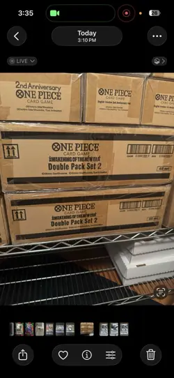 One Piece Awakening Of The New Era OP-05 Double Pack Vol 2 Sealed Case - Image 1