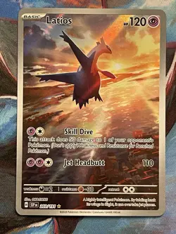 Latios 203/181 Illustration Rare Surging Sparks Pokemon Card - Image 1