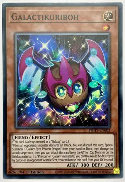 PHHY-EN003 Galactikuriboh - Super Rare 1st Edition Near Mint YuGiOh Card - Image 1