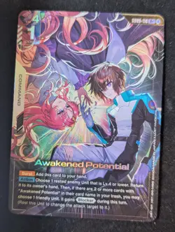 [ENGLISH] Gundam Card Game Awakened Potential GD03-118 R+ Alt Art Foil - Image 1