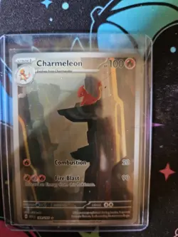 Pokemon Charmeleon 169/165 Scarlet & Violet 151 Full Art Art Rare Holo Card - Image 1
