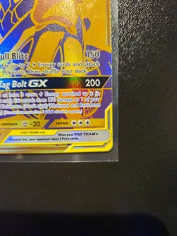 Pokemon Pikachu & Zekrom GX SM248 Promo Full Art Foil TAG TEAM Card - Image 2