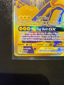 Pokemon Pikachu & Zekrom GX SM248 Promo Full Art Foil TAG TEAM Card - Image 3