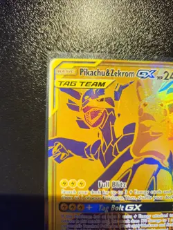 Pokemon Pikachu & Zekrom GX SM248 Promo Full Art Foil TAG TEAM Card - Image 4