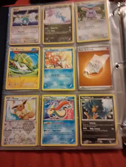 Pokemon TCG Mixed Card Lot Of 9, Eevee Halo - Image 1