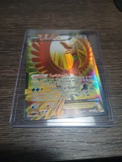 Pokemon TCG Ho-Oh EX Full Art Ultra Holo Rare Card 121/122 XY Breakpoint - Image 1
