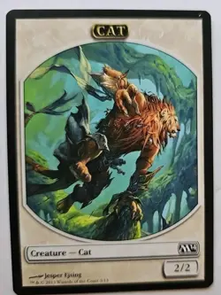 MTG Magic The Gathering Card CATCreature Cat M14 Jesper Ejsing - Image 1
