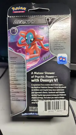 Pokemon TCG Trading Cards V Battle Deck DEOXYS V 60-Card Deck *New* - Image 2