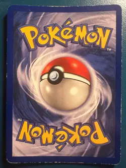 Hitmonchan Ink Dot Error - Unlimited Holo Rare Base Set Pokemon Card LP - Image 3