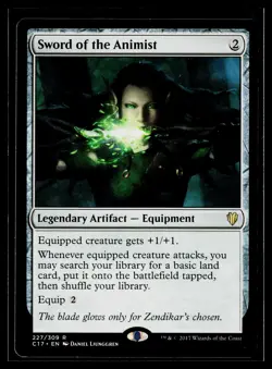 Commander 2017 #227 Sword of the Animist - Image 1