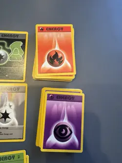 Bundle Of 107 Pokemon Energy Cards Rainbow 80/82 Double Cordless 82/82 +More - Image 5