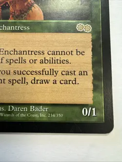 Magic The Gathering MTG Argothian Enchantress 234 LP Urza's Saga - Image 5